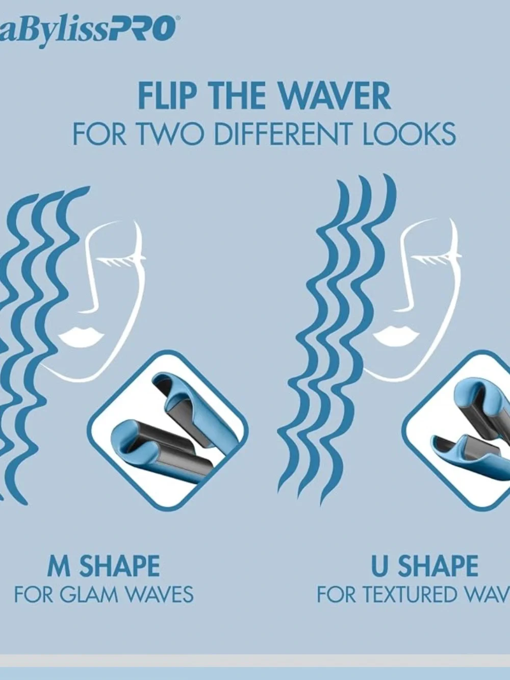 BaBylissPRO Ionic Deep Waver New No Box Display